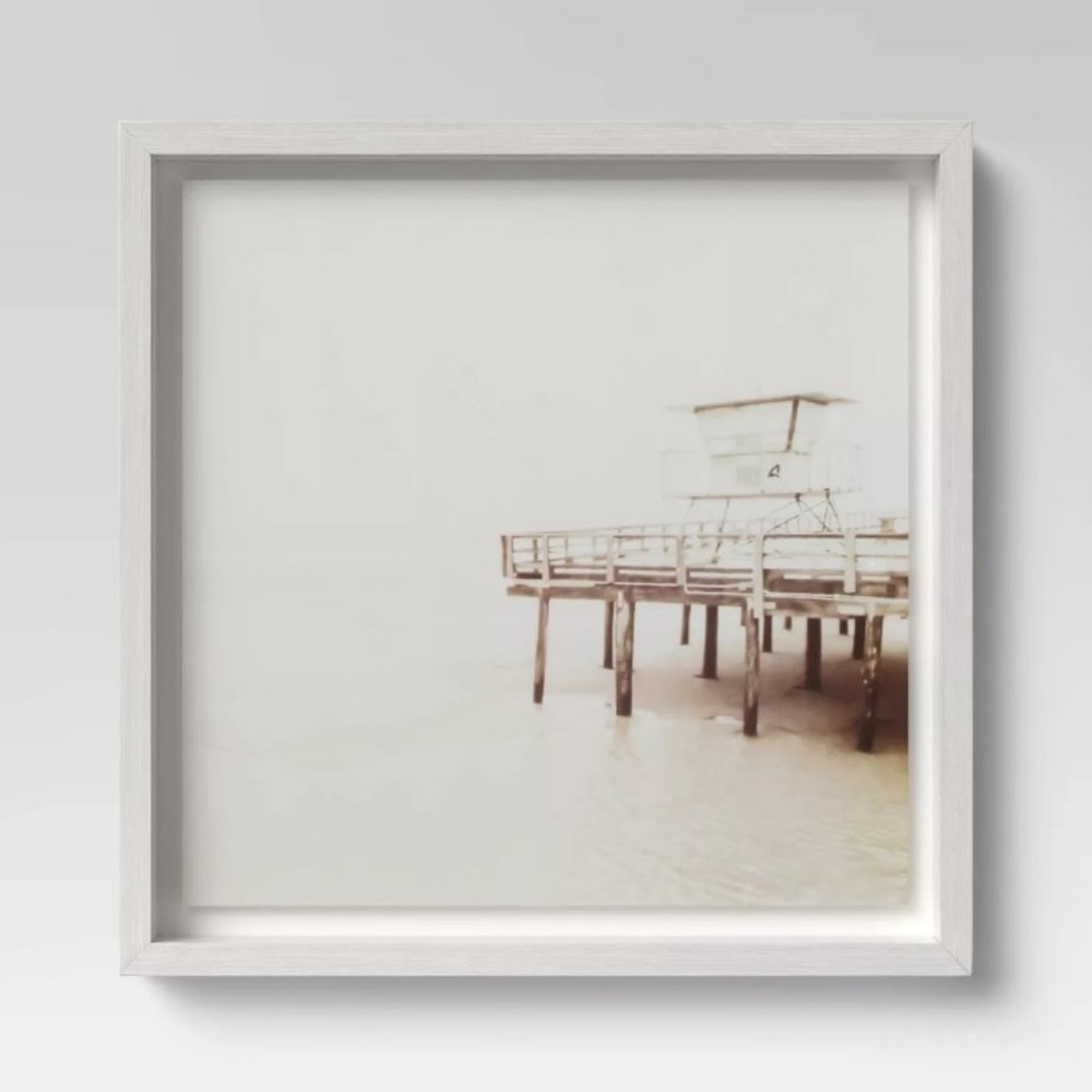 Beach Tower Framed Photography Print